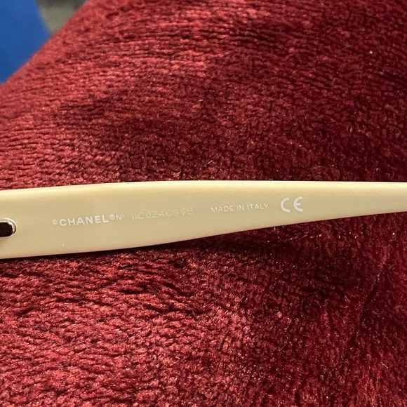 Chanel glass frame 3075 B c711 53/17 135 with big logos - Picture 5 of 10